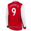 Arsenal Lacazette 9 Hjemme 22-23 - Herre Langermet Fotballdrakt